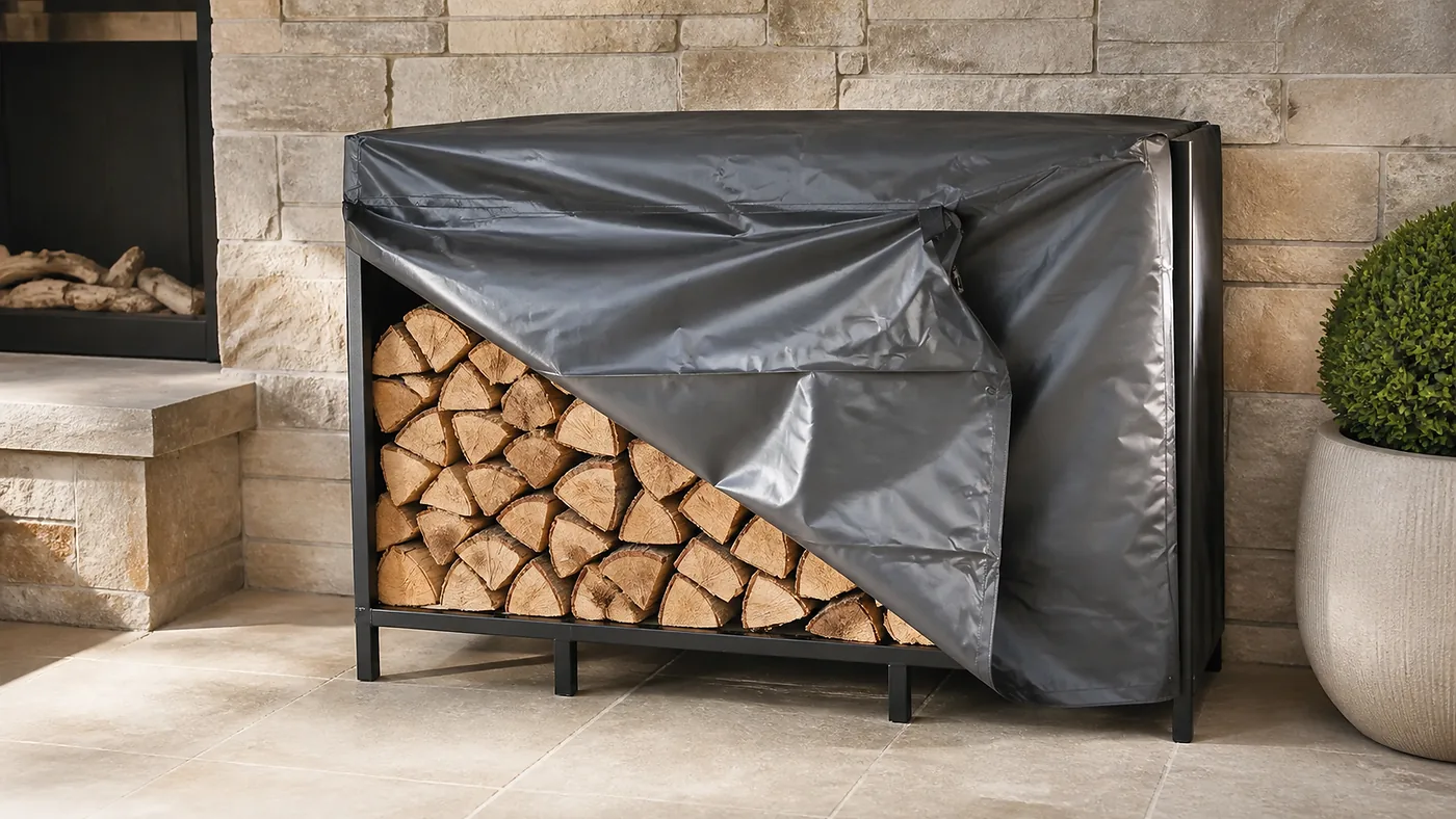 Firewood Rack Cover view 2