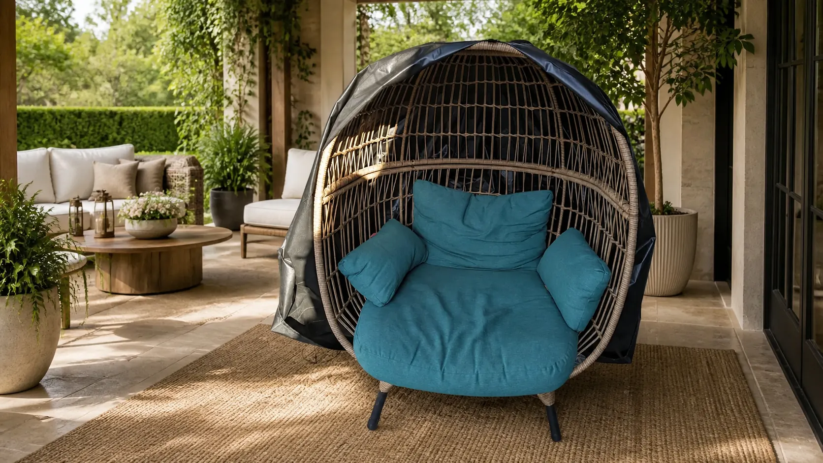 Egg Chair Cover/Hanging Chair Cover view 3