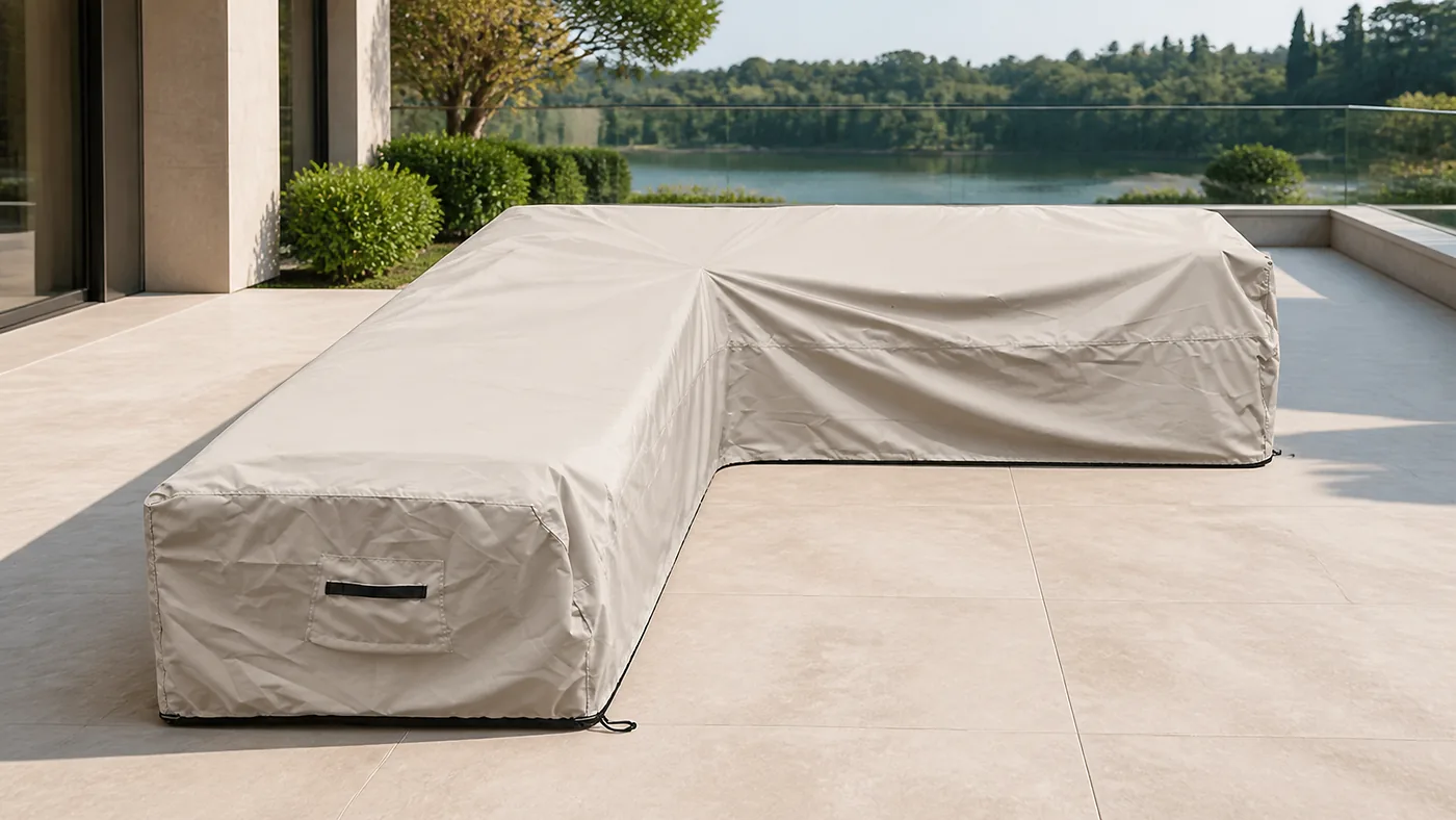 Patio L-Shaped Sofa Cover view 3