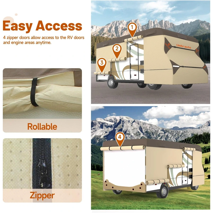 Class C RV Cover detail 4