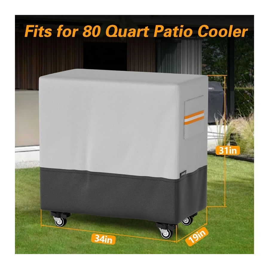 Cooler Cart Cover/ Ice Chest cover detail 2