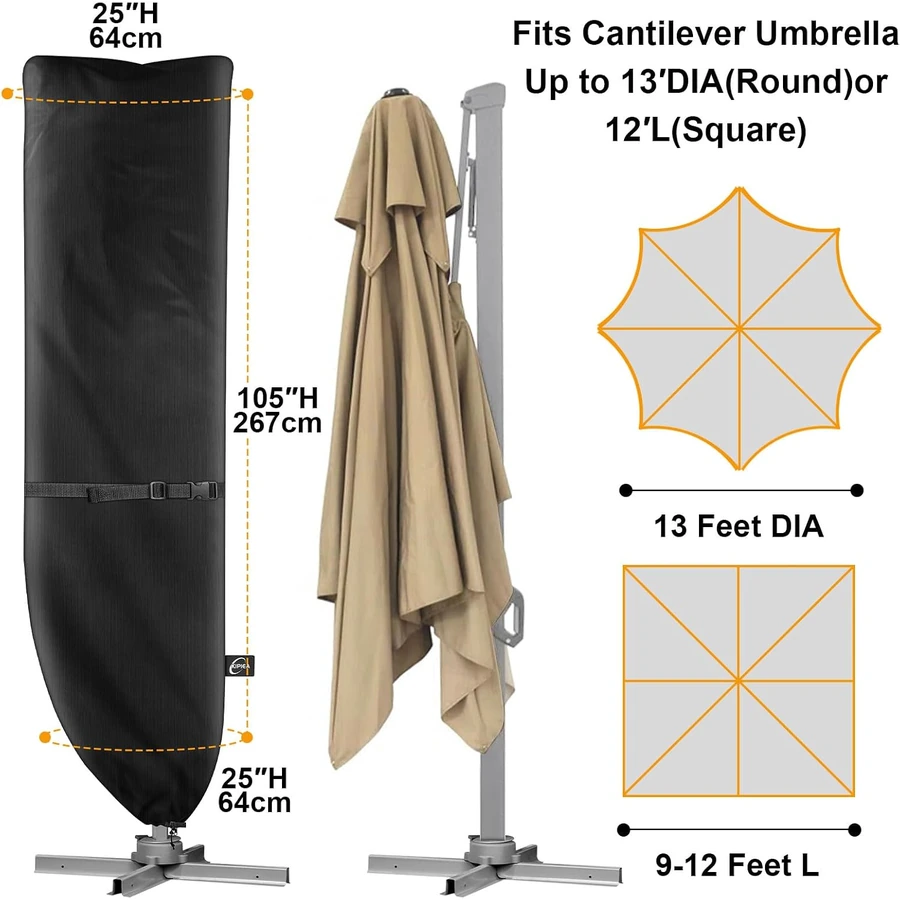 Patio Umbrella Cover detail 7