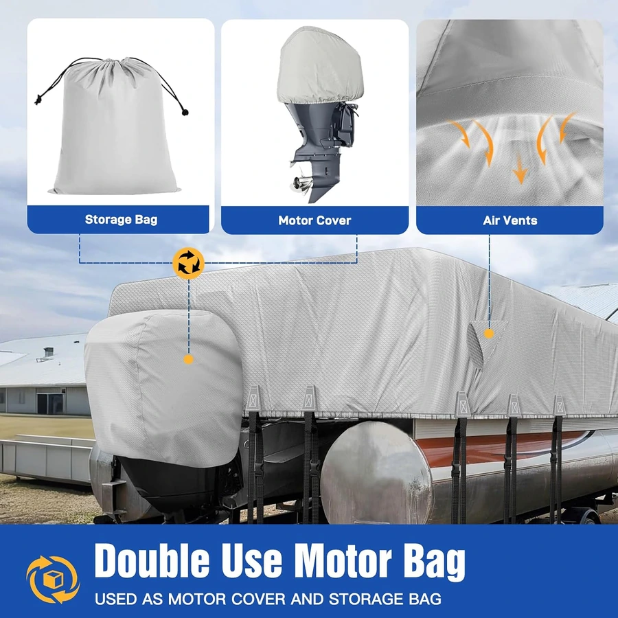 Pontoon Boat Cover detail 6