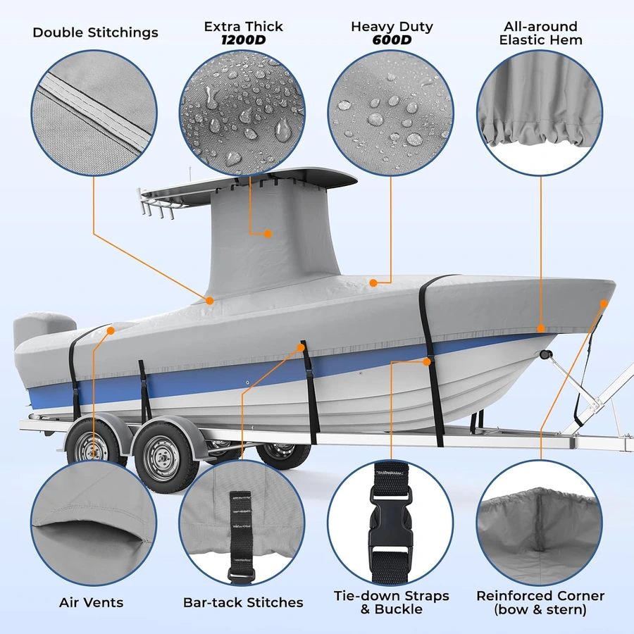 T Top Boat Cover detail 6