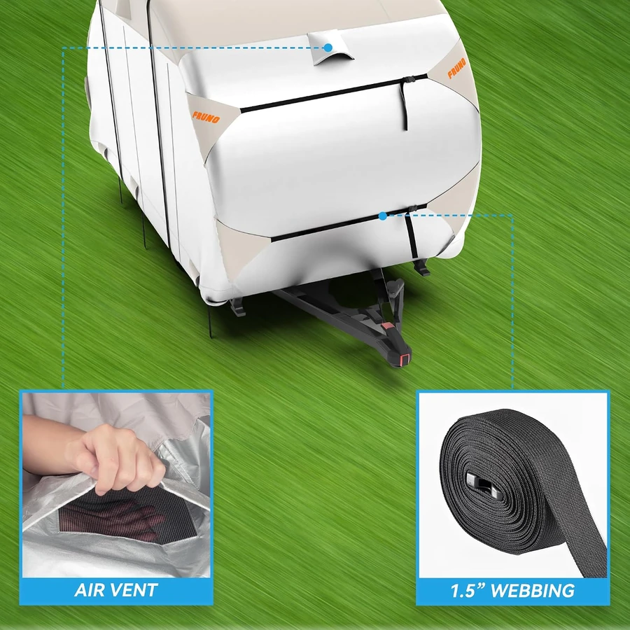 Teardrop Trailer Cover detail 4