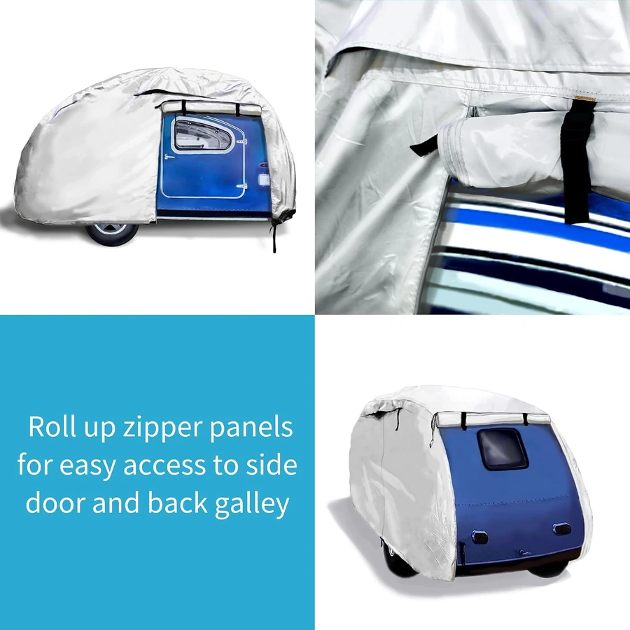 Teardrop Trailer Cover detail 7