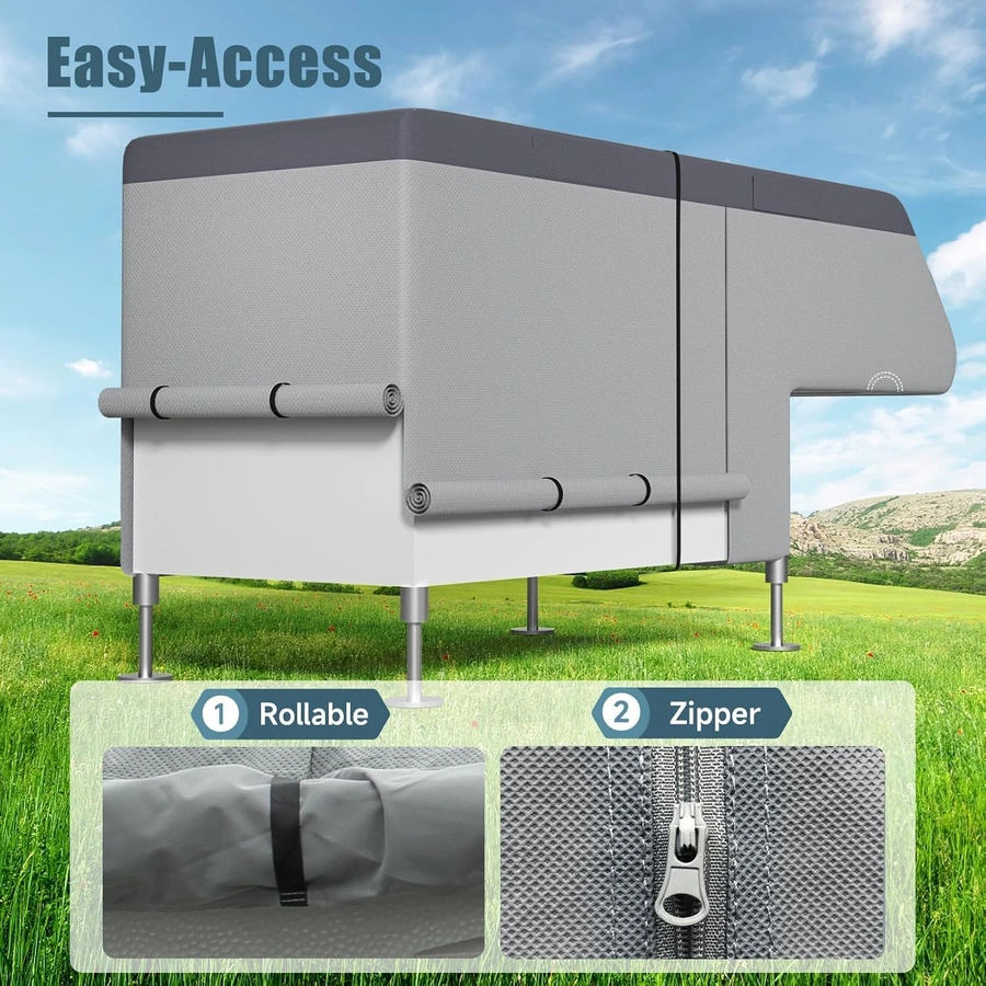 Truck Camper Cover detail 1