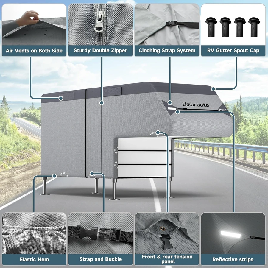 Truck Camper Cover detail 2