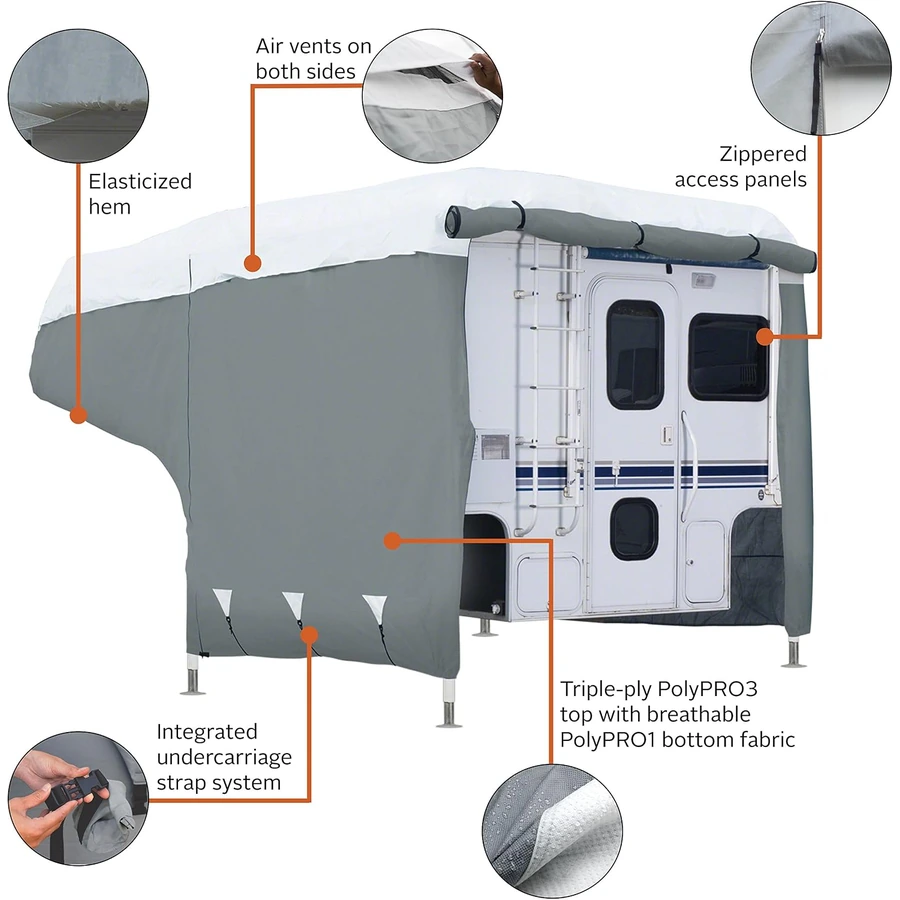 Truck Camper Cover detail 4