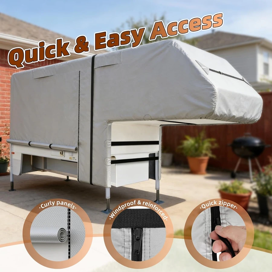 Truck Camper Cover detail 7