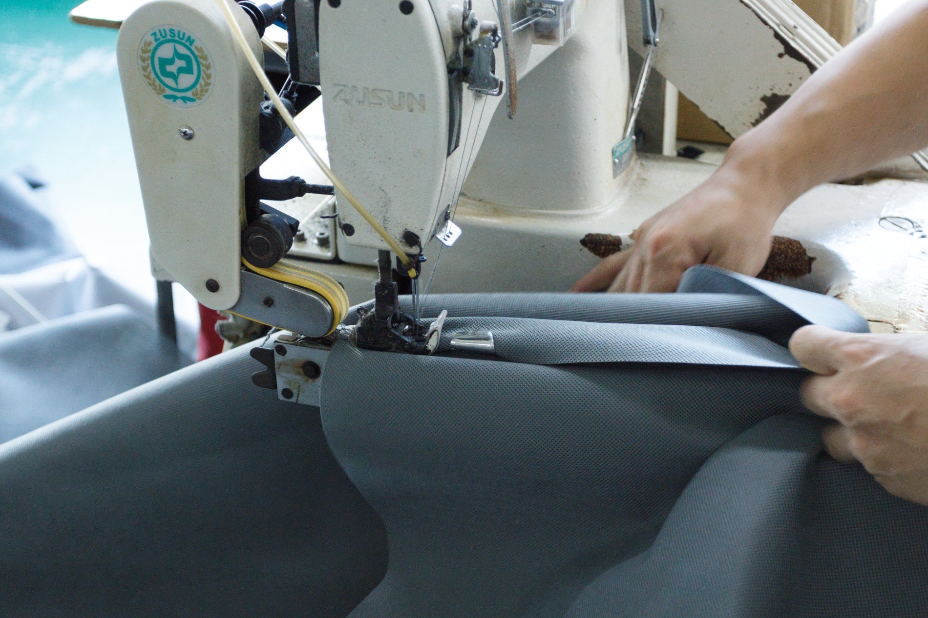 Skilled sewing in Hengyuan factory