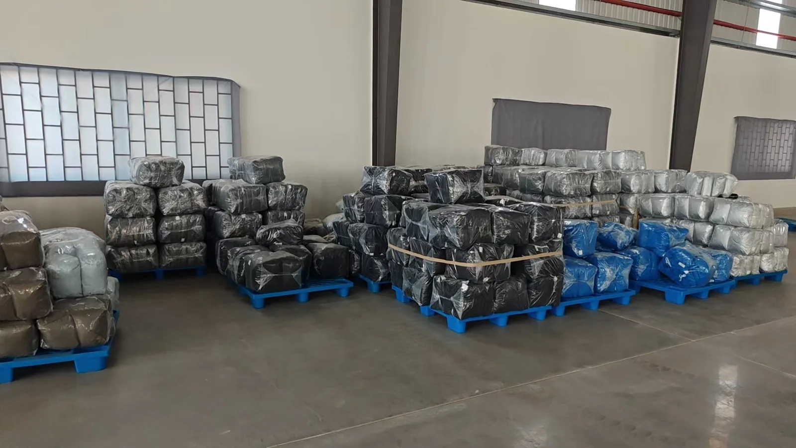 Finished goods prepared for dispatch in Cambodia